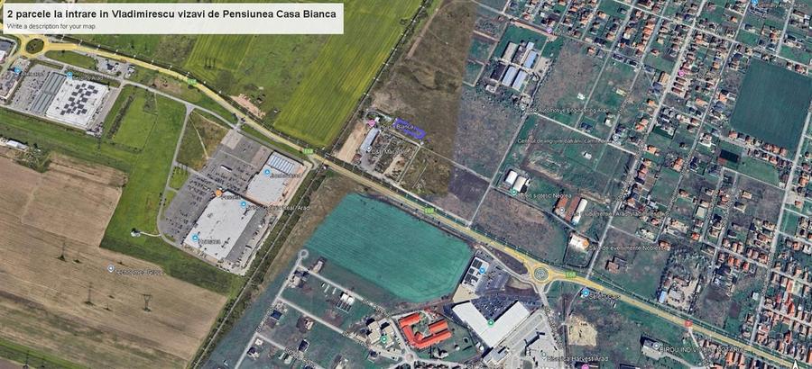 Teren intravilan de 1.2300000190735 mp, în Vladimirescu