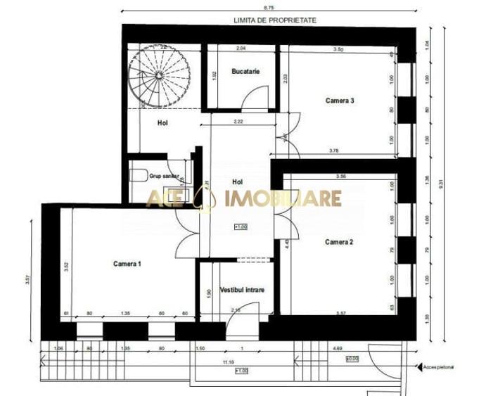 5 Camere | Unirii - Udriste | Centrala Proprie | Birou | Renovata | Parcare - 2