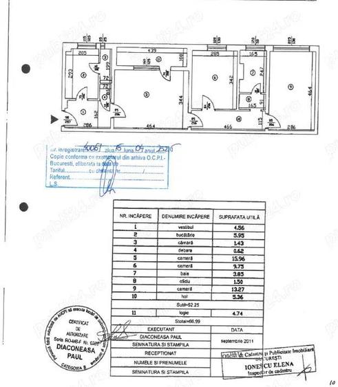 Gorjului, apartament 3 camere. Comision 0!