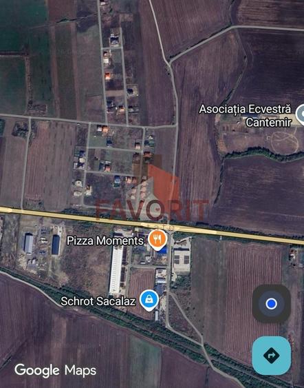 Teren in Sacalaz | Toate utilitatile | Cu proiect  | Casa Indiv | - 4