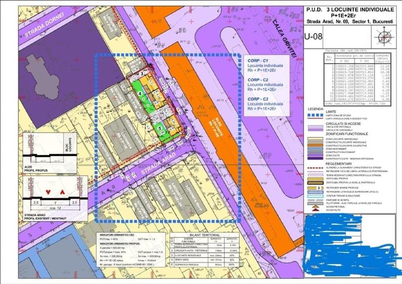 TEREN DE VANZARE 503MP ,BUL. ION MIHALACHE ( PIATA MURES - CHIBRIT ) - 9
