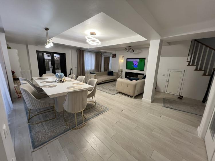 Vila cocheta 180 mp construiti, 340mp teren mobilata utilata lux Pantelimon - 4