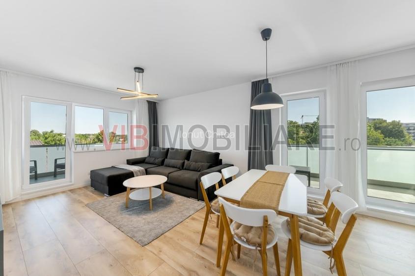 3 camere 94m2 bloc 2025 langa metrou Straulesti