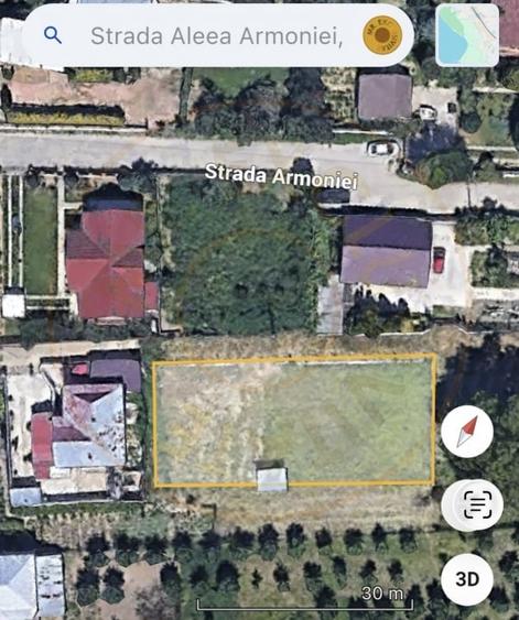 Teren intravilan Stefanesti Zavoi, utilitati, 38 m deschidere - 2