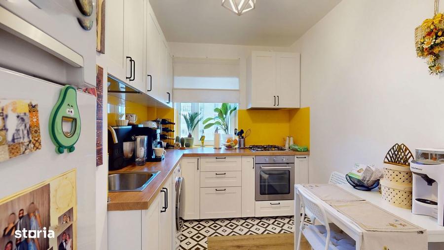 Apartament cu 3 camere decomandat, mobilat în Doamna Ghica