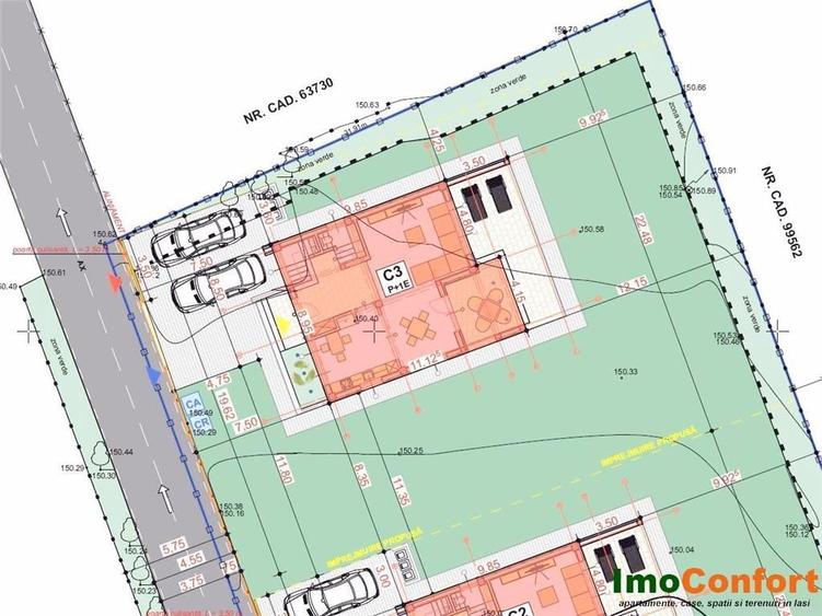 Casă cu 4 camere cu Teren 667 Mp în Miroslava
