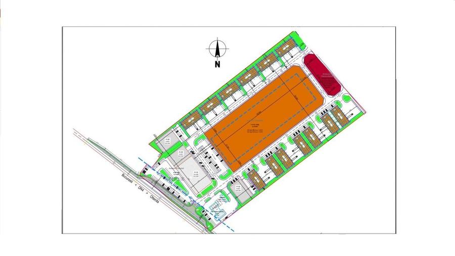 Teren situat in Popesti Leordeni cu PUZ aprobat cu deschidere la DN4 - 1