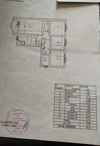 Apartament cu 4 camere, etaj 3, zona Dancu - 9