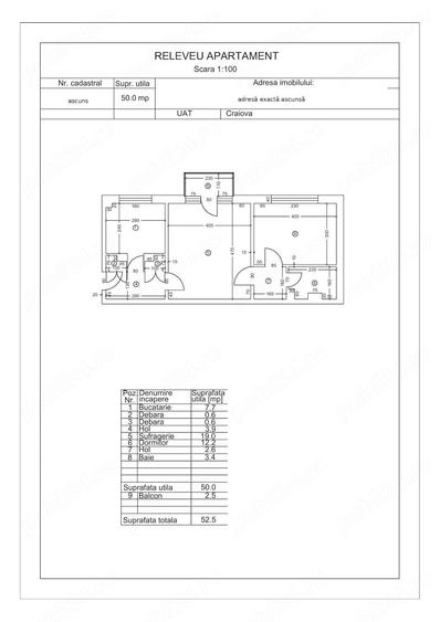 Vand apartament cu 2 camere, situat in Craiova, zona Ion ?uculescu Lapu?ului, langa ?coala 37 - 1