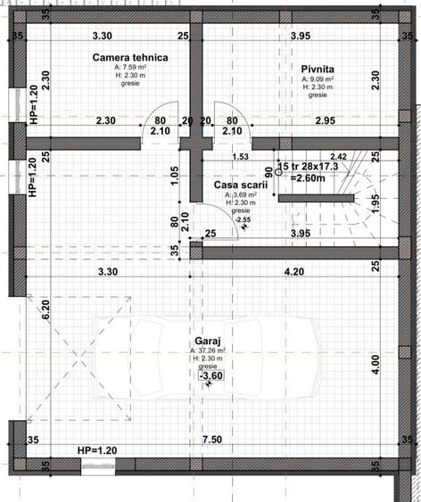 Casa Tip Duplex, 4 camere, 120 mp utili, terasa, teren 200 mp,Chinteni - 5