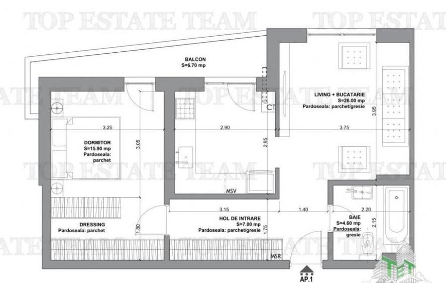 Apartament 2 camere in bloc nou, zona Mosilor - 2
