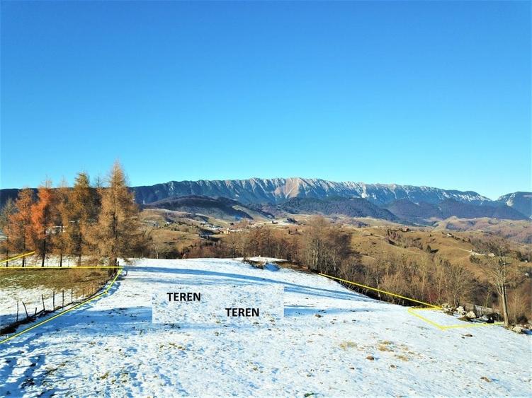 Teren unic in Fundata - 2