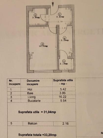 Garsonieră Decomandata + Parcare cu barieră Militari Residence - 8