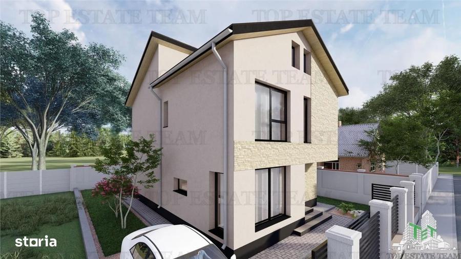 Vila moderna, individuala cu 4 camere , 3 bai , Living , terasa acope - 7