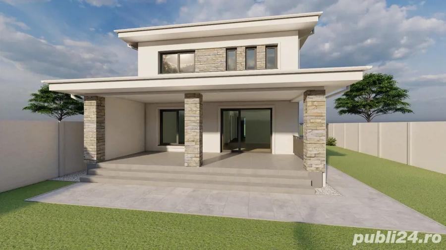Casa Moderna P+1 , 4 dormitoare,3 bai , teren 420 mp- ViaCarmina - 3