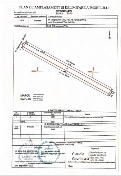 Teren de vânzare Dragomirești Deal - 1
