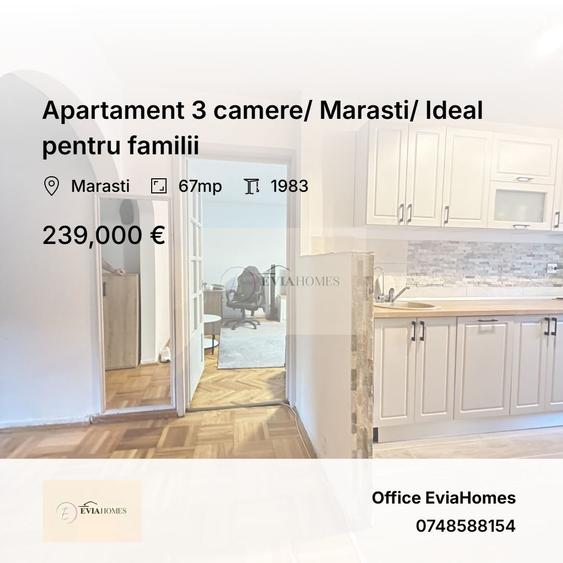 Apartament 3 camere/ Marasti/ Ideal pentru locuit - 11