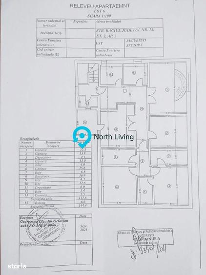 4 camere tip vila | Boxa | 144 mp utili - 5