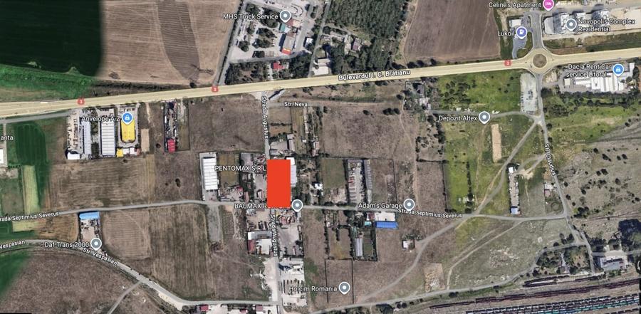 Teren industrial in Constanta 5000 mp cu PUD aprobat Hale AUTOSTRADA - 5