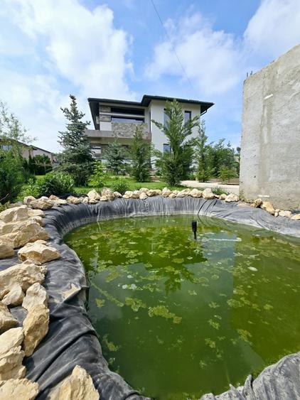 Gata de mutare - mobilata si utilata - str asfaltata - iaz cu pesti - 4 camere - 2