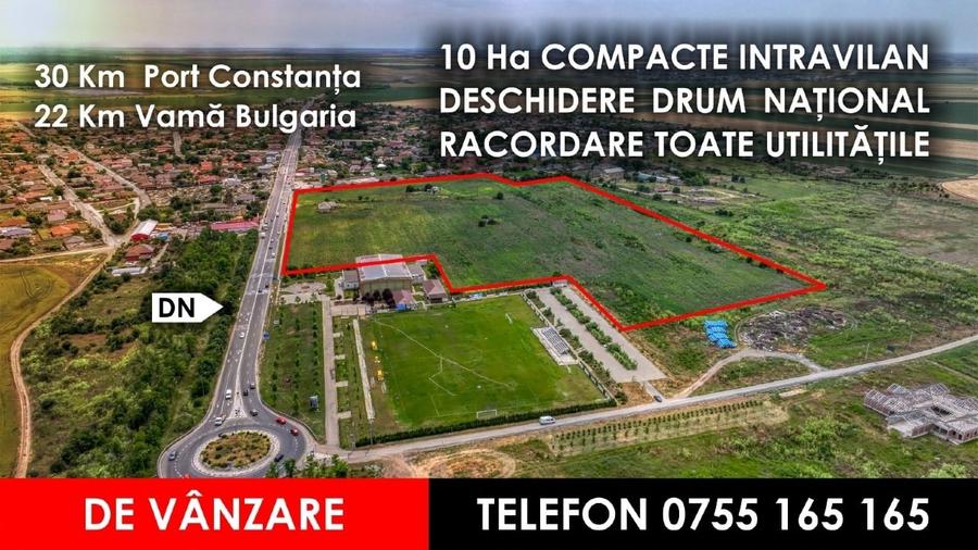Teren Construcții intravilan de 100000 mp, în 23 August