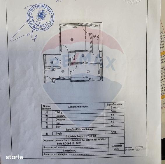 Apartament cu 2 camere decomandat în Chitila