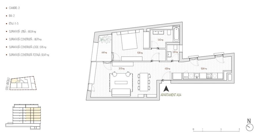 OPORTUNITATE ! Apartament NOU 2 camere Cismigiu ! INVESTITIE - 12