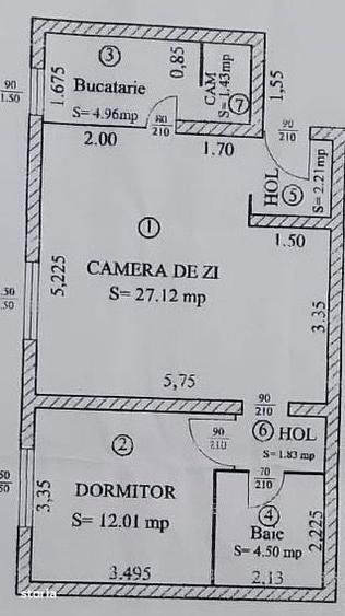 Apartament modern 2 camere, 66 mp, renovat, zona foarte buna - 3