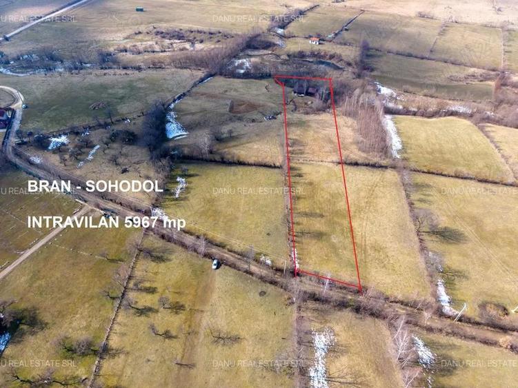 Comision0% - Bran Sohodol vedere spre Piatra Craiului Teren intravilan 5967mp+teren bonus - 7