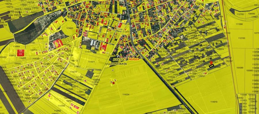 Teren de vanzare in Agigea, zona de Est, deschidere de 42,5ml, sup de 1000mp. - 2