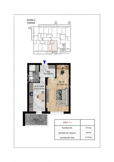 Garsoniera Decomandata Spatioasa - 5