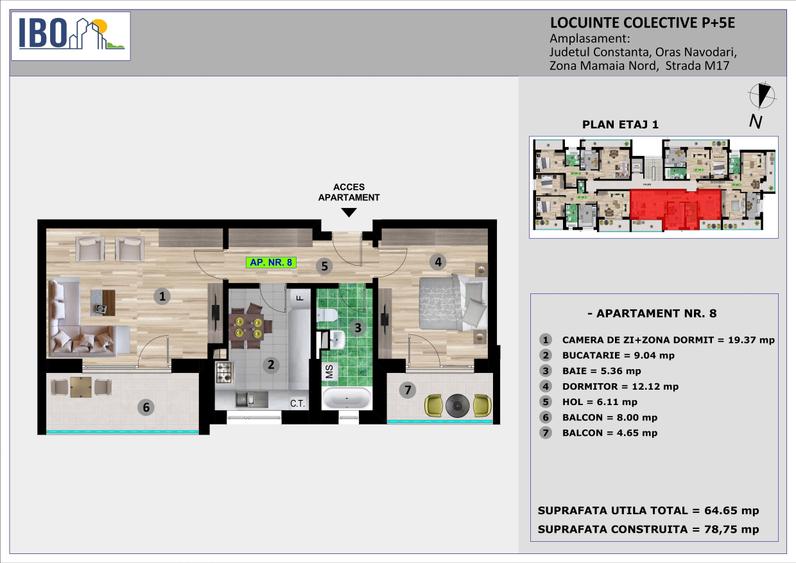 Apartamente 2 camere - Mamaia Nord / Sat - 2