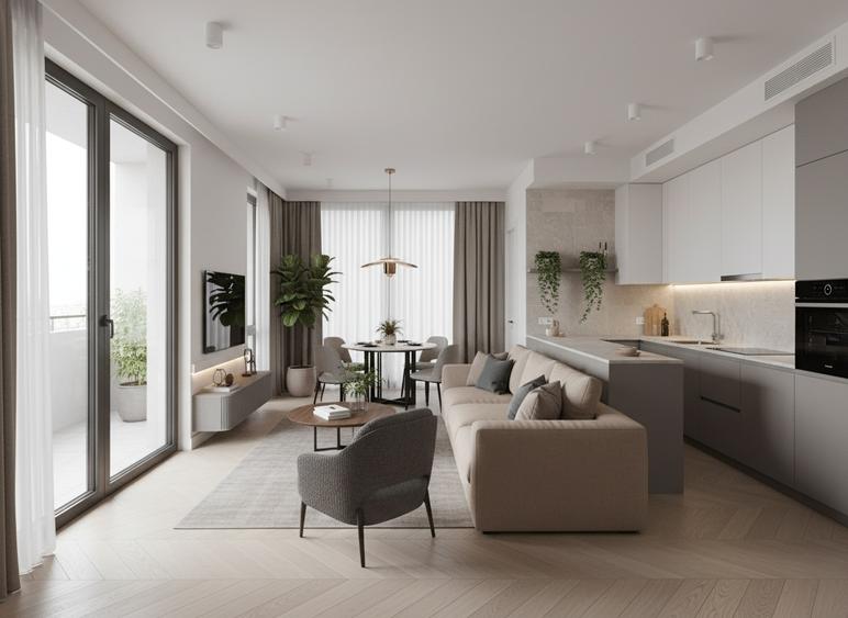 MAGNOLIA VILLAGE PAULESTI  - APARTAMENT  CU 2 CAMERE  BLOC NOU IN CONSTRUCTIE - 3