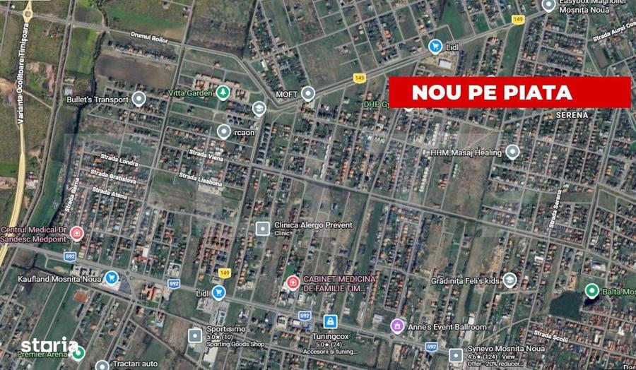 Teren intravilan 822 mp, toate utilitatile, dublu front stradal, Mosni - 1