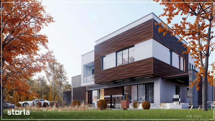 Casa individuala de lux cu 5 camere. Teren 700 mp. Comision 0 - 2