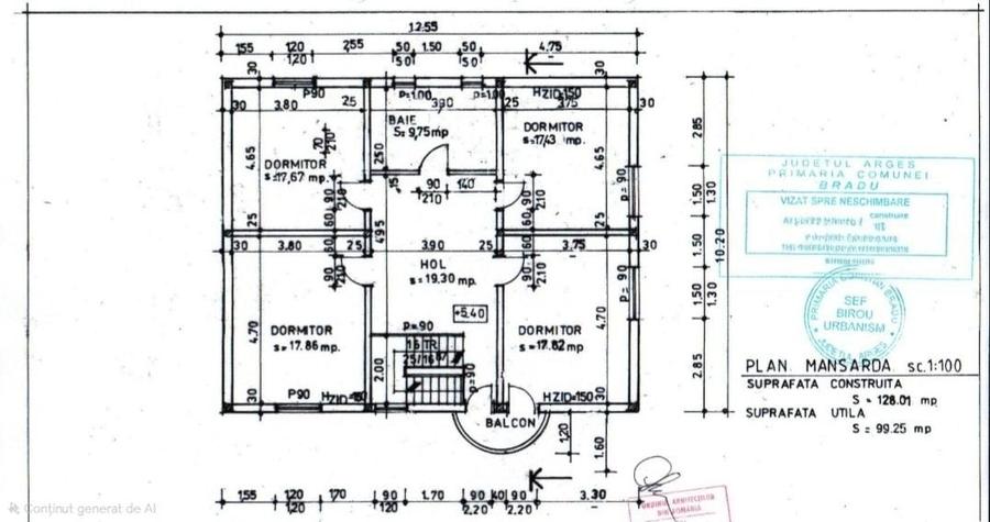 Spațiu comercial, de 301.27 mp, în Bradu