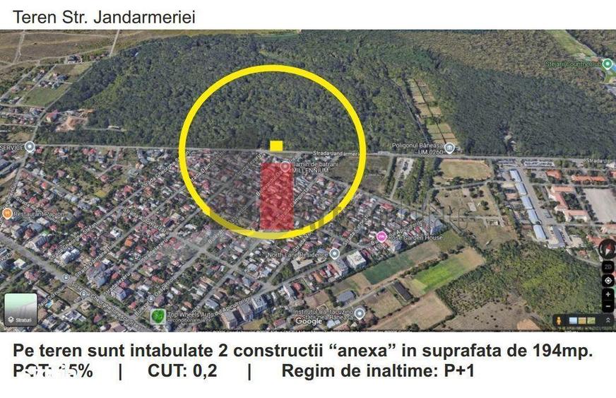 Teren de 1250 mp, în Băneasa