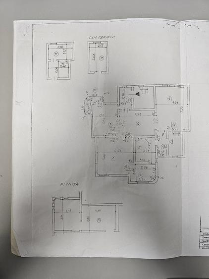 Apartament cu 4 camere semidecomandat în Central