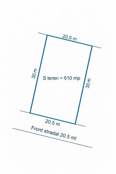 Teren 601 mp de vanzare pentru duplex Timisoara zona Torontalului - 1