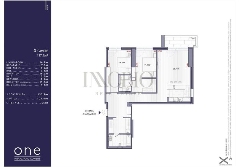 Apartament 3 Camere | One Herastrau Towers - 15