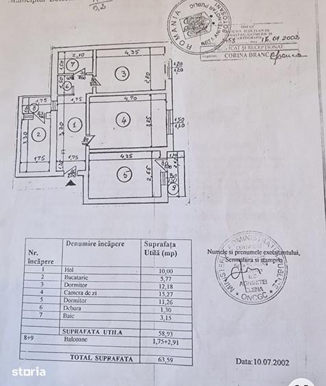Apartament cu 3 camere semidecomandat, mobilat în Central