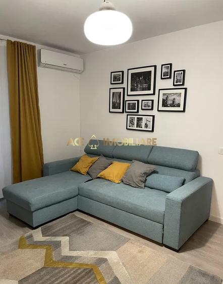 Apartament cu 2 camere semidecomandat, mobilat în Grivița