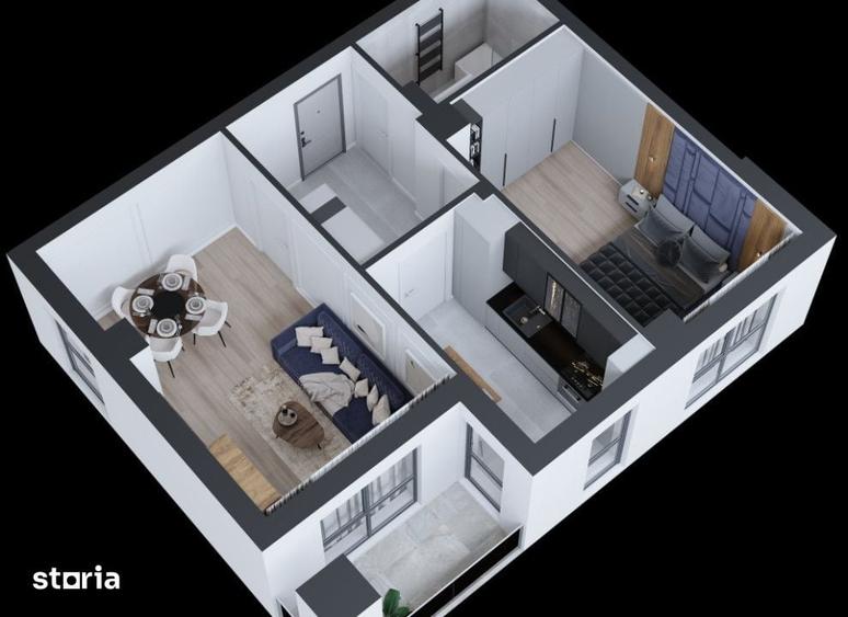 Apartament 2 camere Cug , 58 metri, etaj 1 Cod:152246 - 3