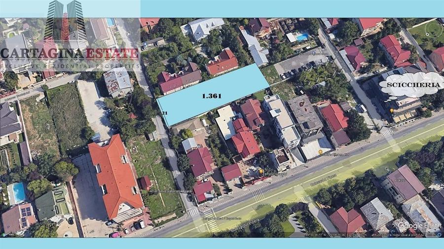 Teren Construcții intravilan de 1361 mp, în Pipera