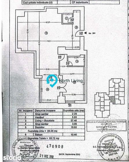 Apartament cu 2 camere decomandat în Pipera — fotografia 3