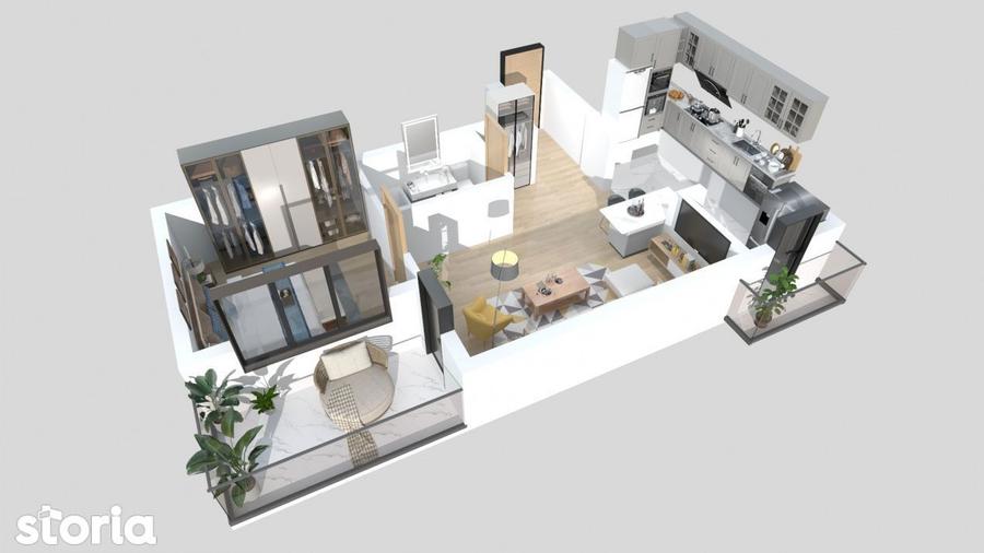 Apartament cu 2 camere în Ștefan cel Mare