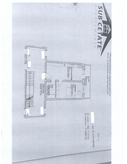 Apartament cu 2 camere semidecomandat în Vest