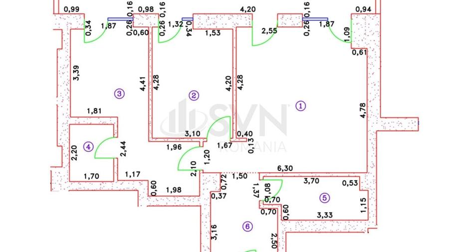 Apartament cu 3 camere decomandat, mobilat în Pipera
