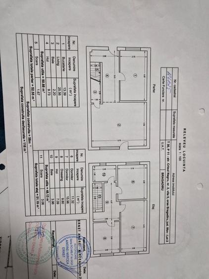 Casă cu 4 camere în Rahova