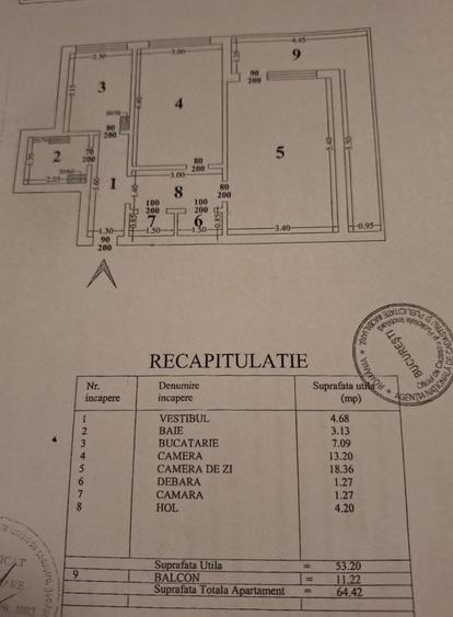 Apartament 2 camere, 64 mp, Titan – Metrou 1 Decembrie 1918 | Mobilat și utilat - 7